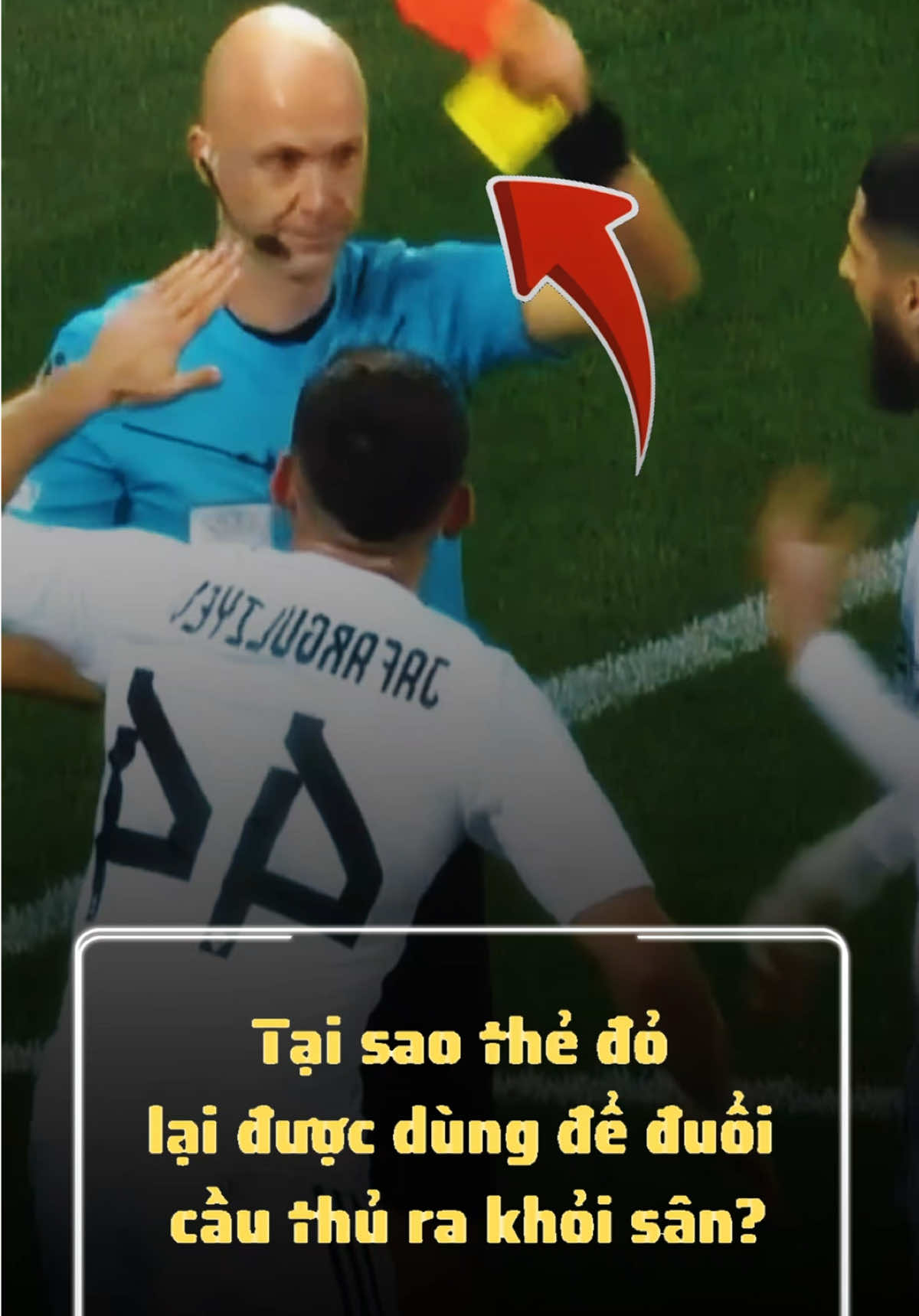 Tại sao thẻ đỏ lại được dùng để đuổi cầu thủ ra khỏi sân? #bongda #cothebanchuabiet #foryou #fyp #viralvideo 