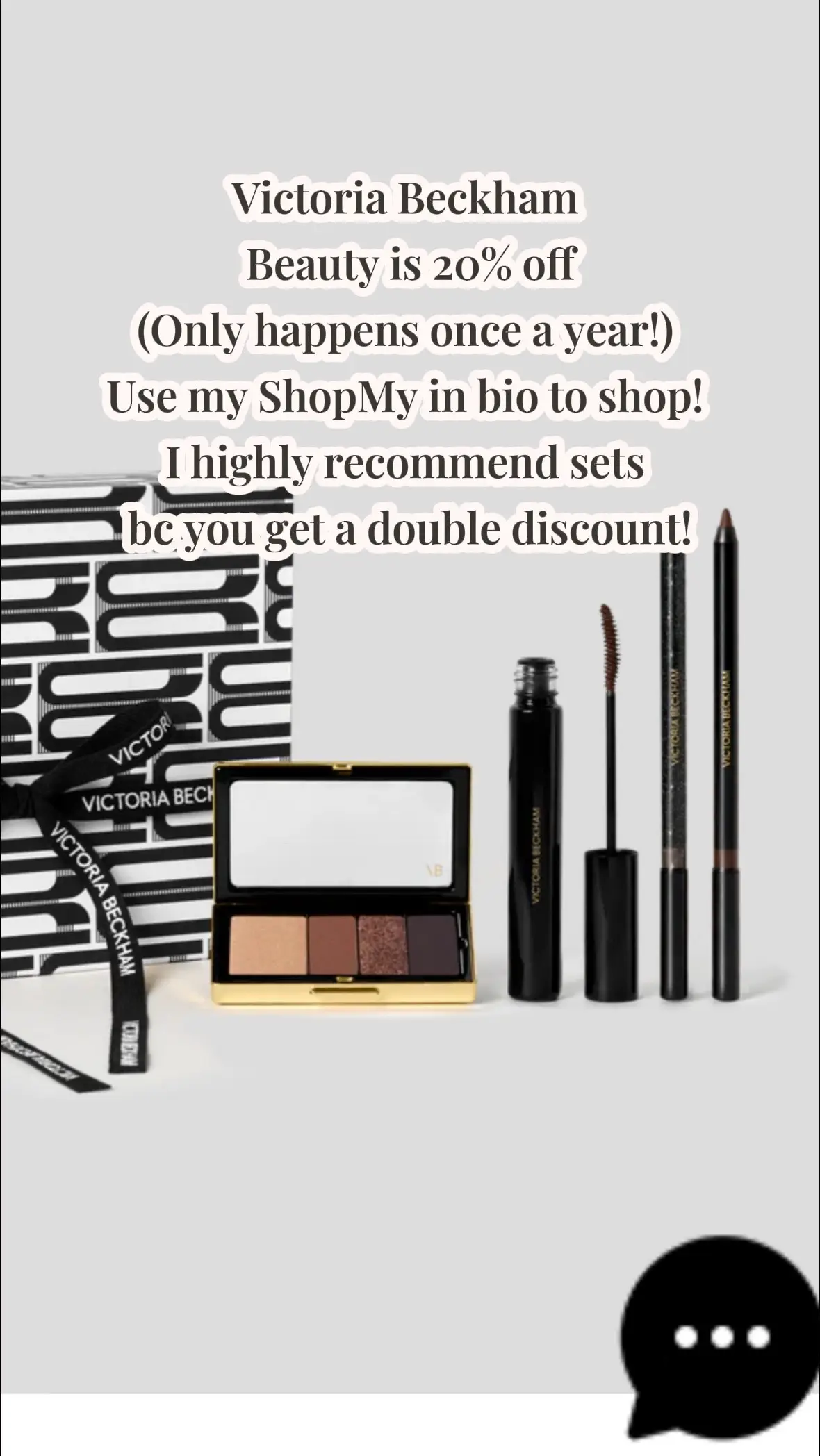 @Victoria Beckham Beauty is running their once a year sale! Love getting their sets bc it’s a double discount! My fave are her eyeliners! Linked here and in bio!  https://go.shopmy.us/p-30019498 #makeupsale #victoriabeckhambeauty #holidaymakeup #vbb 