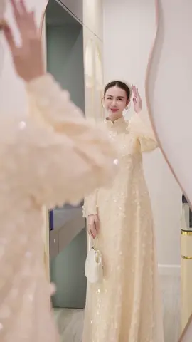 Diện áo dài, diện dịu dàng 🍂 #thuyvantran #tiktokviral #xuhuongtiktok 