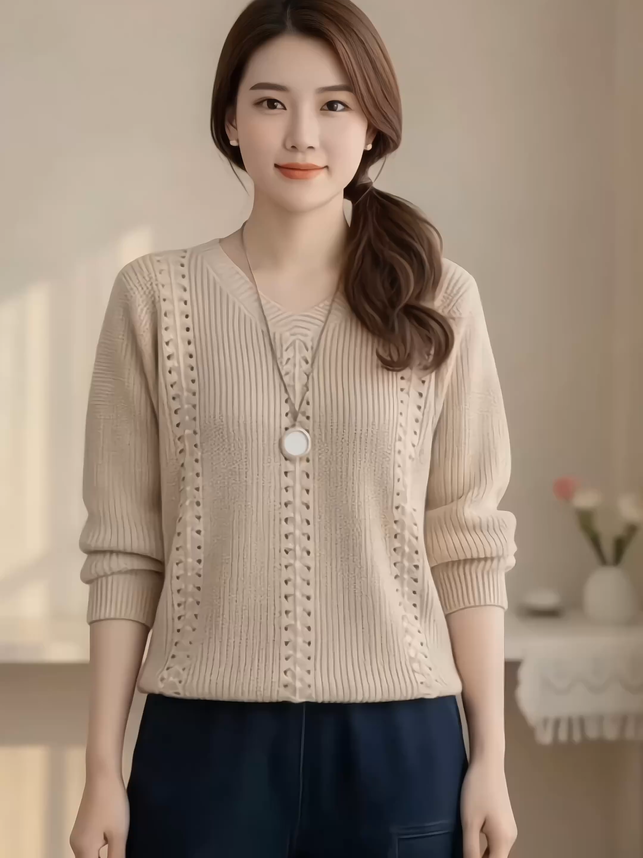 #เสื้อผ้า #เสื้อผ้าแฟชั่น #เสื้อผ้าผู้หญิง #เสื้อแขนยาว #เสื้อสวยๆๆ #เสื้อสเวตเตอร์แขนยาว