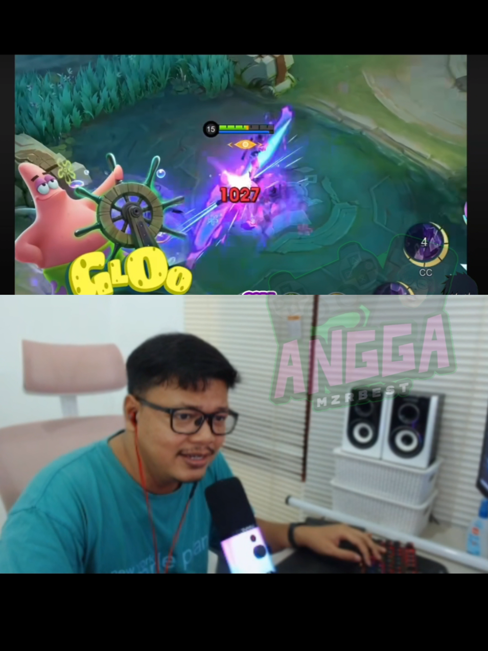Gameplay skin spongebob & patrick ! lucu banget 🤣 @official.gamestore  #anggamzrbest  #MLBBMYHERO, #MLBBCreator, #2025MYHERO, #MLBB