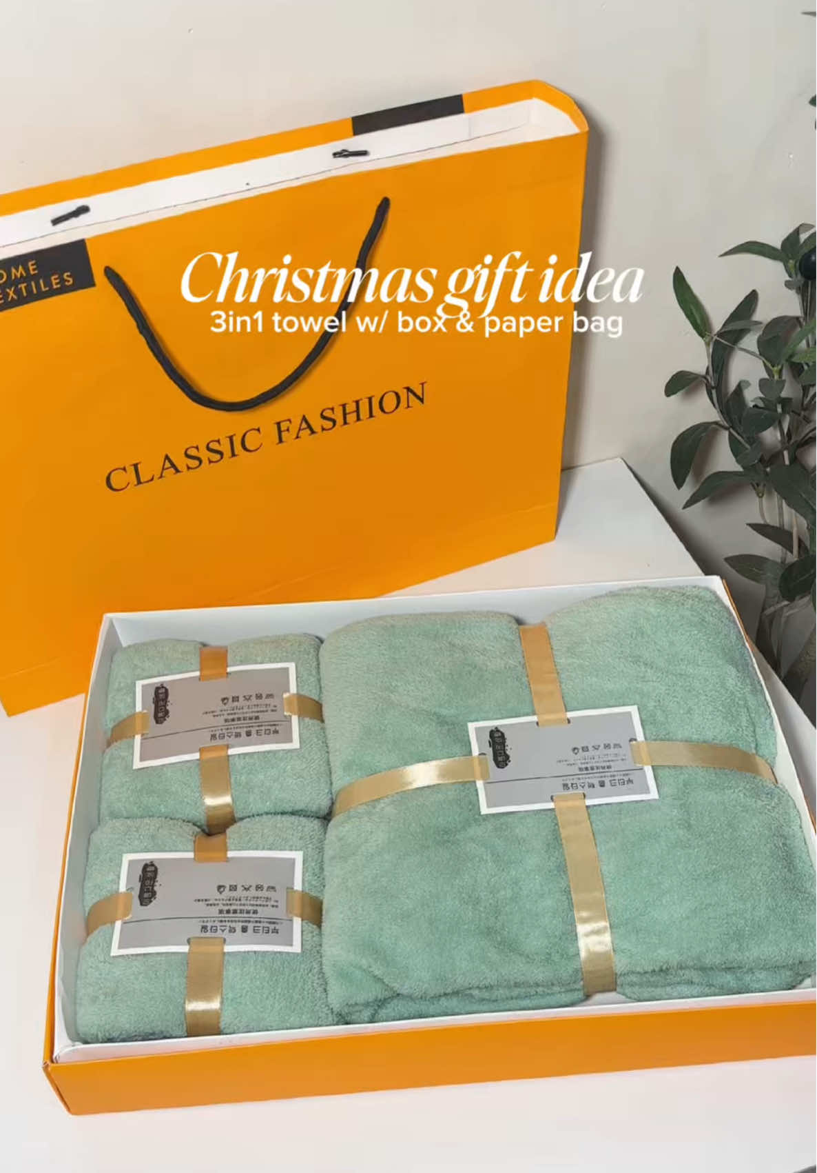 Looking for a perfect Christmas gift? Check out this  3in1 towel! #gifttips, #christmasgifts, #bathset, #3in1towel, #giftideas, 