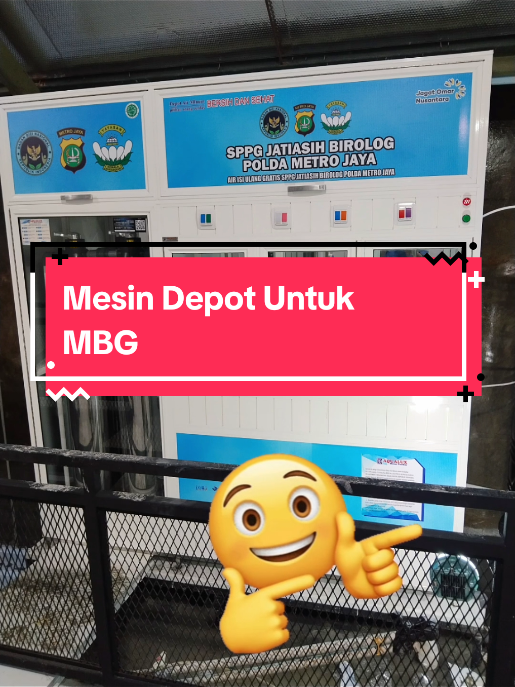 Pemasangan Mesin Depot Air di SPPG Polda Metro Jaya Bekasi #mbg #mesindepotisiulang #mesindepotair #mdafilter #wtp 