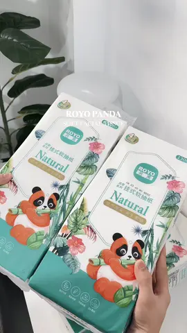 Royo panda soft facial tissue #royopanda #facialtissue #softtissue #essentials #fyp 
