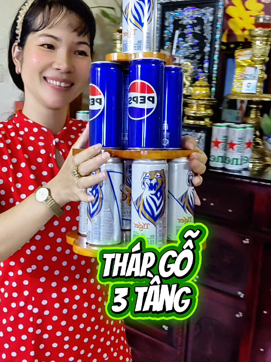 Trả lời @me4besu hottren 2025 tháp gỗ 3 tầng #me4besu #xuhuong #giadungtienich @Trang nè (mẹ 4 con) 