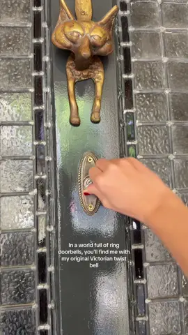 Forever seeking to keep a bit of old-world charm in my life ✨ #victorianhouse #ringdoorbell #originalfeatures 