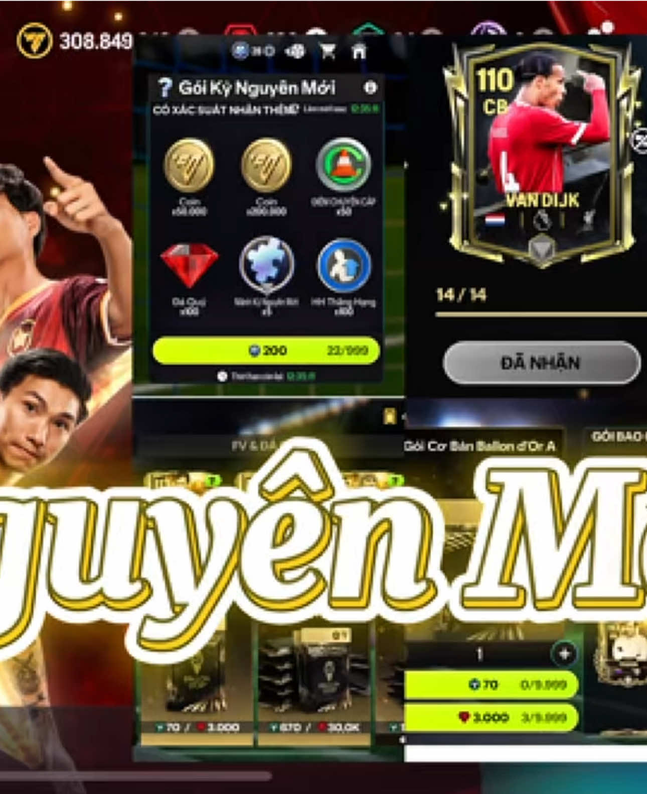 Cách nhận cầu thủ 110 ở sự kiện Kỷ nguyên mới tuần cuối và ra mắt sự kiện quả bóng vàng nha anh em #HoiQuanFCMVN #NhaSangTaoFCM #FCMobileVN