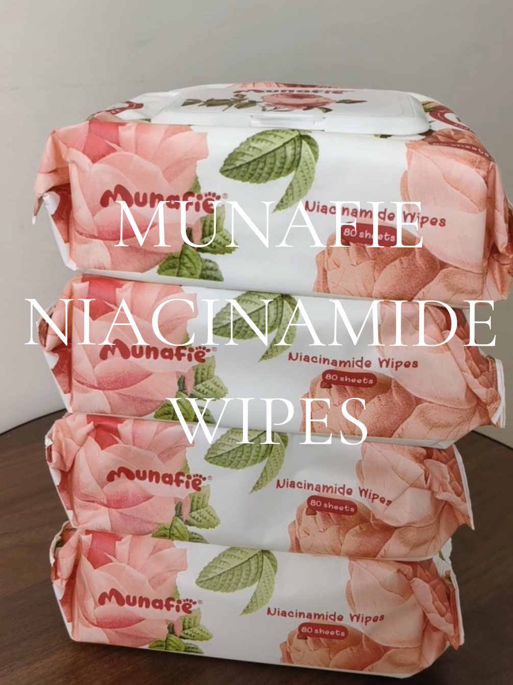 Replying to @ahsuxbasx yess po, all in one wet wipes ❤️🤍 wipes with niacinamide 🥰 🌹 #wipes #munafie #wetwipes #niacinamide #fyp 