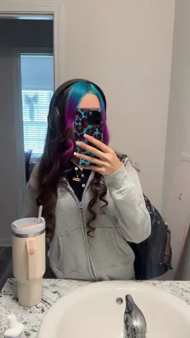 #fypシ #cmiyglnai #unicornhair #pinkhair #bluehair 