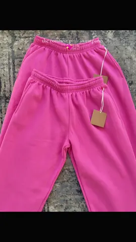 Soft, pink, and so comfy!  ☁️💞 #boutiqueclothing #sweatpants #joggers #casualoutfits #fyp 