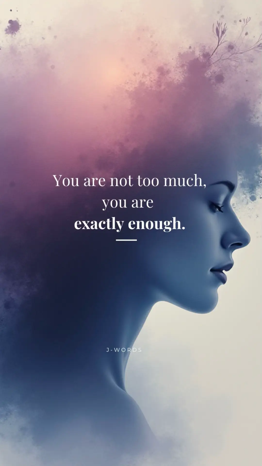 You don’t have to be more, do more, or prove more. You’re allowed to simply be — and to stand proudly in who you already are. Because that’s more than enough. 🌙✨ #selfreminder #enough #womans #fy #wordstoliveby 
