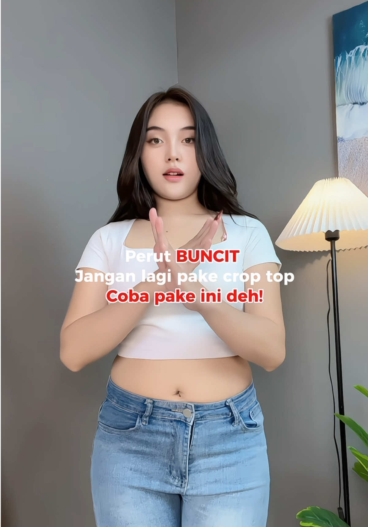 Ganti atasan kamu ke yang cuttingan A-line 😍 atau yang panjang melebihi perut kamu 😻 #trendyoutfit #hanafashionshop #atasanwanitamurah 