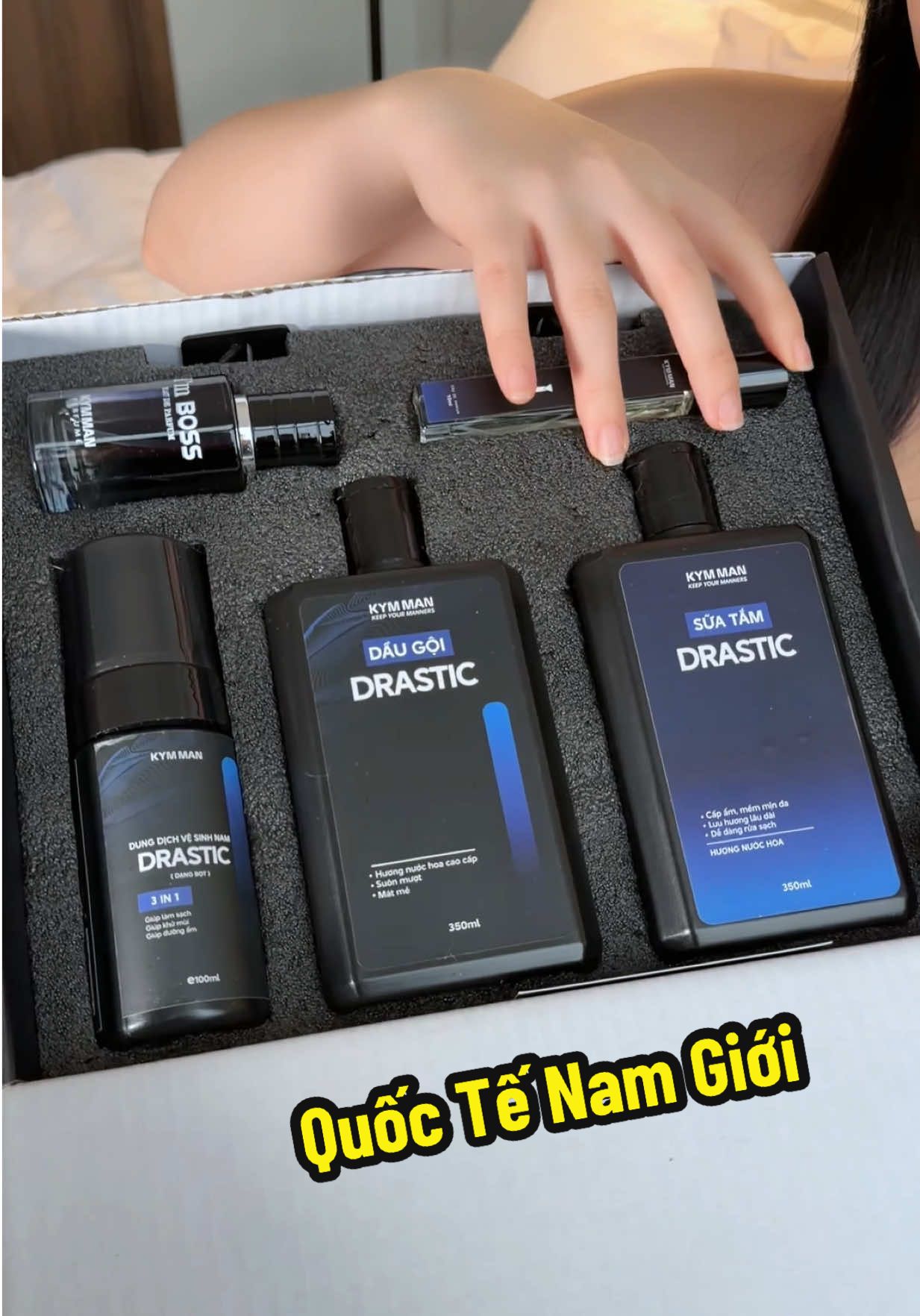 19/11 là quốc tế nam giới á, chuẩn bị quà cho bạn trai nè #setquatang #nuochoanam #daugoinam #suatamnam #kymman 