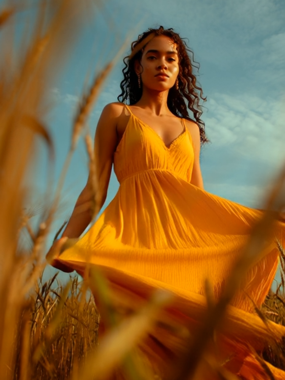 ### com seu vestido amarelo, ela brilha mais que o sol no campo   ☀️ Vestida de amarelo, ela reflete toda a luz do dia.   O campo inteiro se ilumina com sua presença radiante.   📌 Siga pra mais cenas de beleza e poesia rural.   💰 PayPal Donations — link in bio   🌸 Contact us here: http://t.me/gatasdaroca   Visuals generated with AI — artistic creation 💫   #GatasNaRoça   #BelezaNatural   #VestidoAmarelo   #SolDoInterior   #viralbrasil 