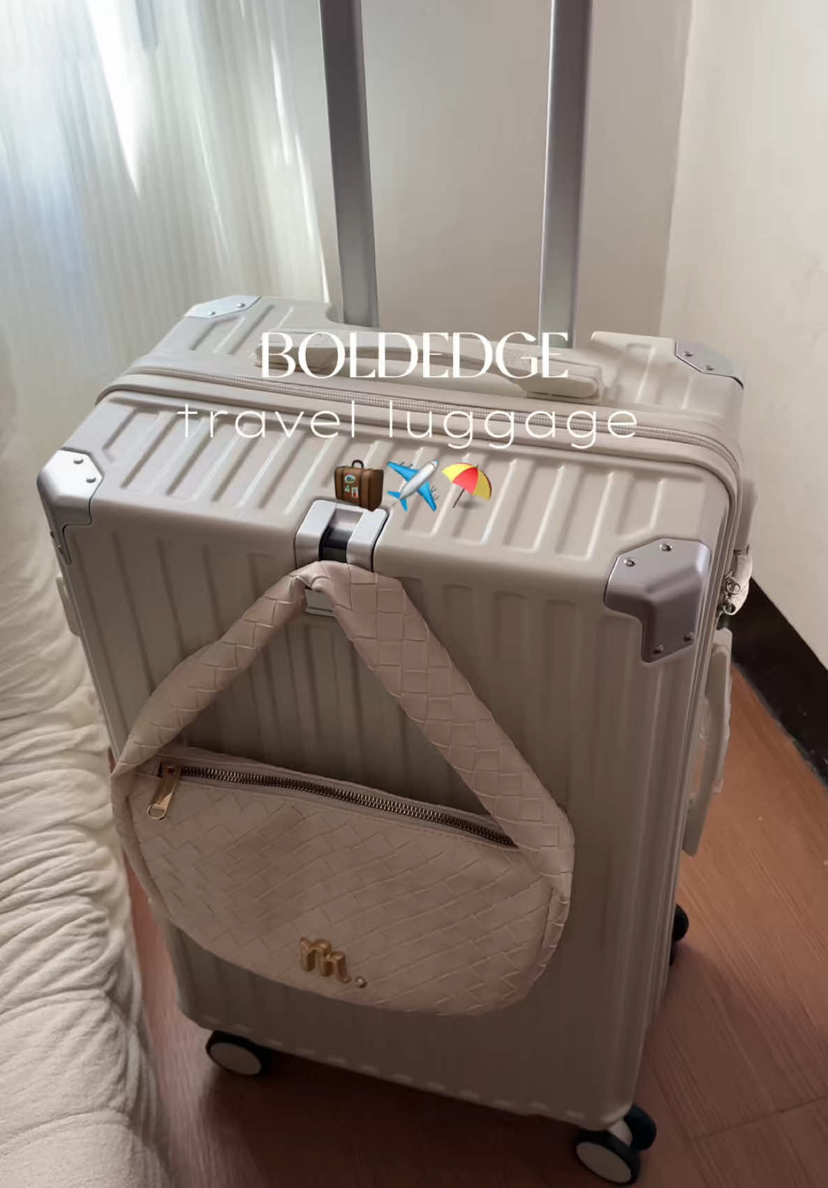 so aesthetic & affordable travel luggage from Boldedge 🧳✈️✨ #travelluggage #travelsuitcase #luggagetrolley #luggagebag #luggage