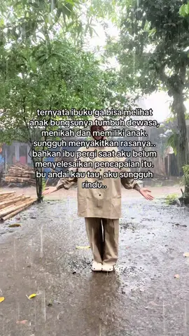 buu aku rindu😔 #rinduibu #rindu #foryou #hujan #sadstory 