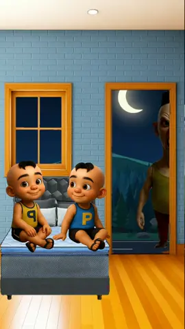 Upin Ipin Diteror Hantu Hamood😨 #upinipin #kartun #animasi #hantu #kartuntempel 
