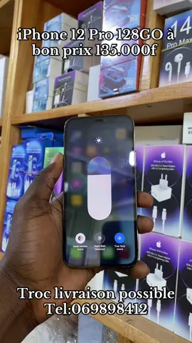 iPhone 12 Pro 128GO bon prix 135.000f pour vous sur point noire venez nombreux #iphone ##video ##pourtoii ##tiktok @TikTok 