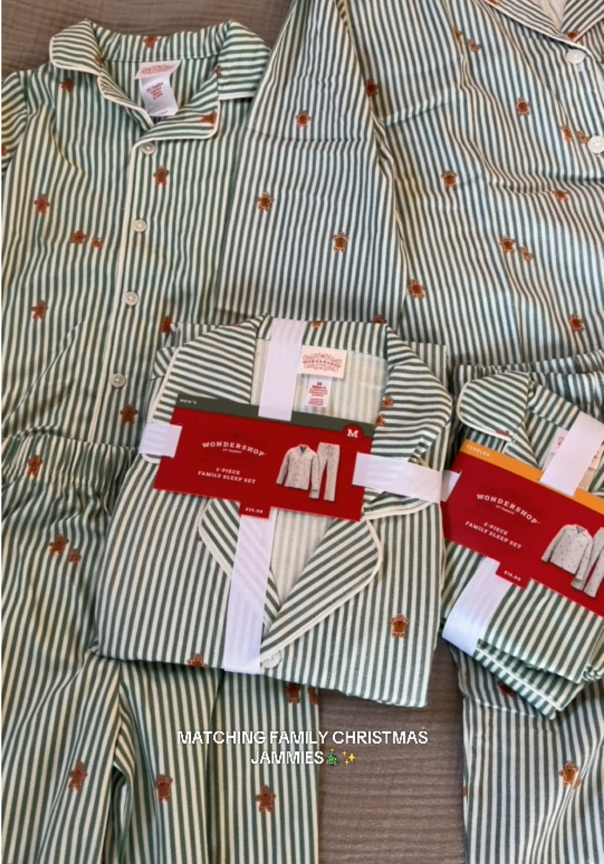 OBSESSED with our matching Christmas pjs for this year!🤩🎄✨ And they are 40% off!!! Linked in my ShopMy! #targetfinds #christmas #christmaspjs #matchingoutfits #pajamas 
