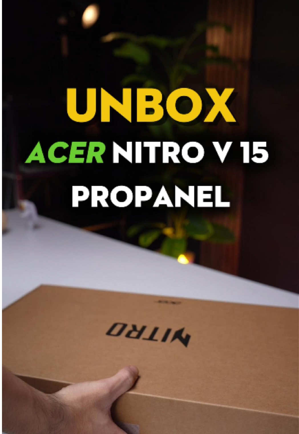 UNBOX Acer Nitro V 15 ProPanel | Em này màn hình xịn vỡiii #unboxing #laptopgaming #baoengg 