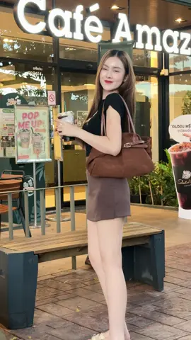 กระโปรงตัวโปรด 🤎✨ #แต่งตัว #ทริคแต่งตัว #กระโปรง #กระโปรงกางเกง #เสื้อยืด 