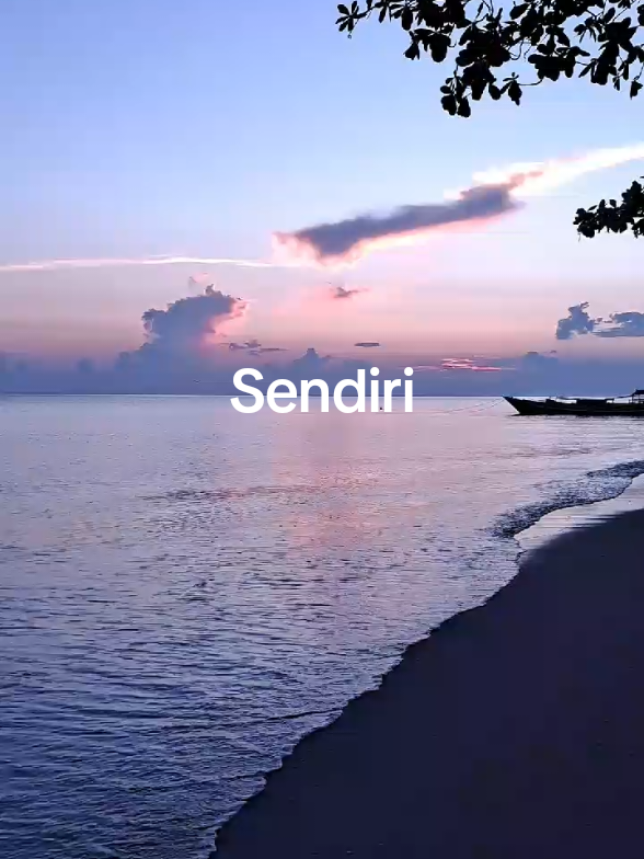 Sendiri - Sang Alang #slowrock #senja #viraltiktok #pantai 