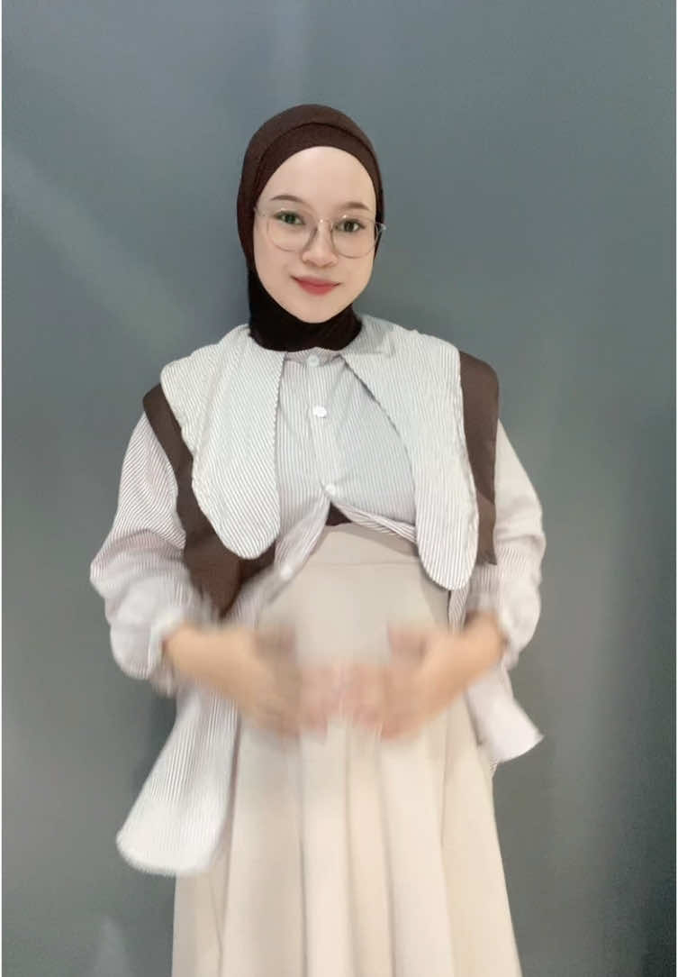 bumil frendly🤎🤍#audyskirt  #rokscubapremium #rokwanita #ootdbumil 