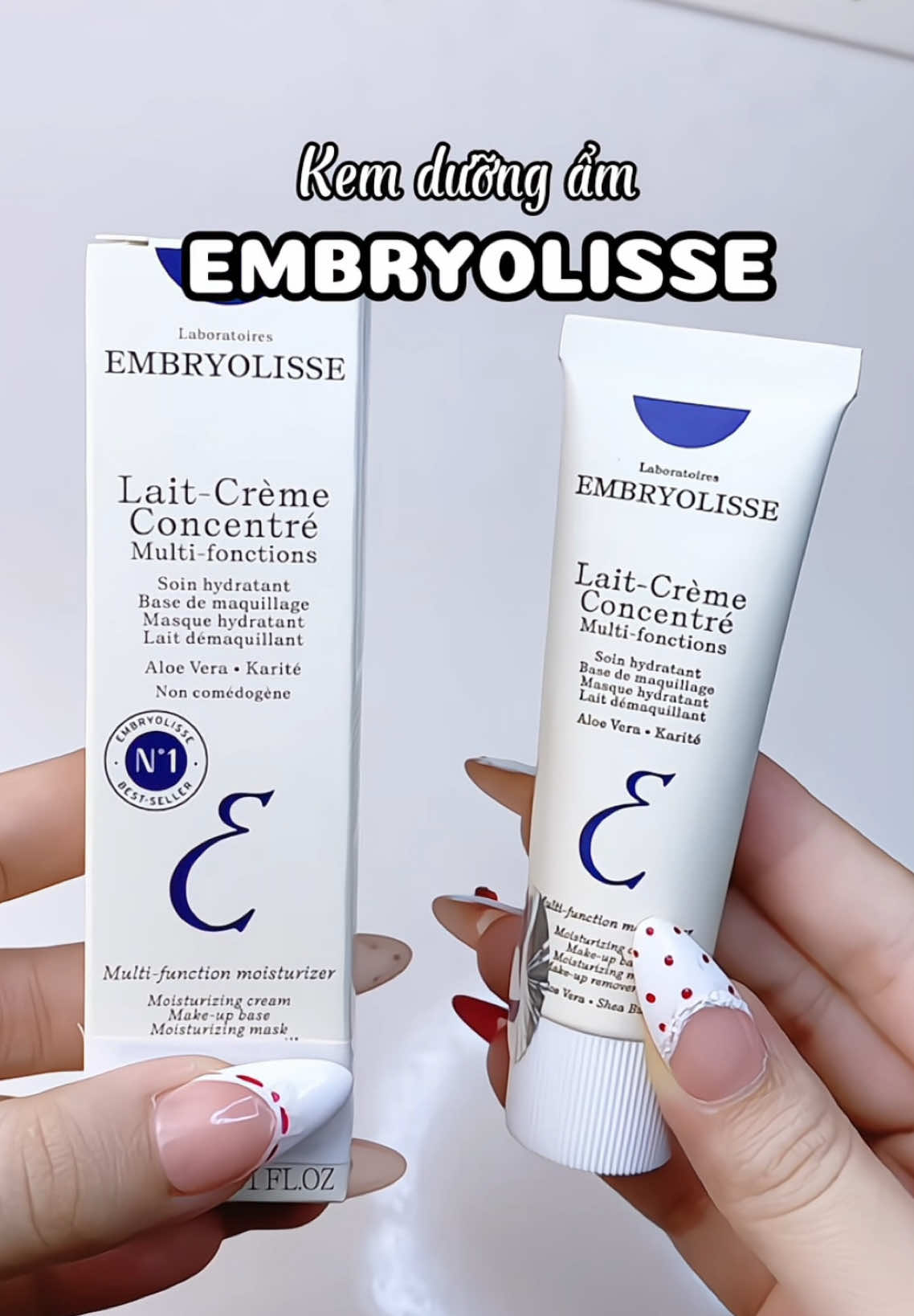 Kem dưỡng ẩm phục hồi embryolisse chân ái cho các nàng da khô nè🥰😻 #kemduongam #embryolisse #dakho #kemduongamphuchoi #reviewlamdep 