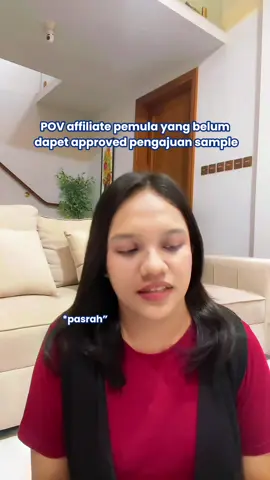 lebih excited nungguin notif acc pengajuan sample daripada nunggu notif chat mas crush😫😭 #tren #affiliatepemula #samplegratis #pov #relateable 