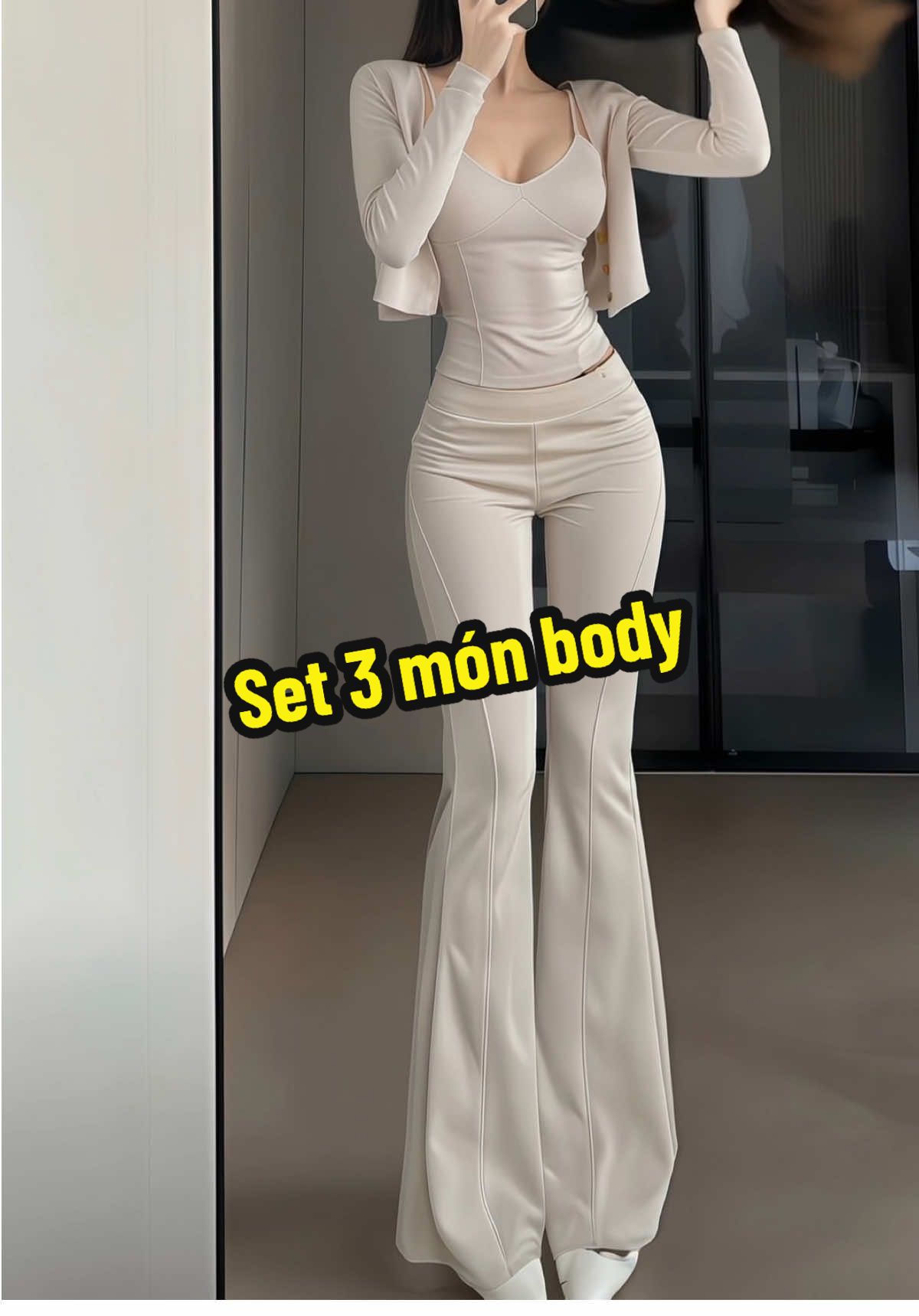 Set đồ body này bánh cuống quá chị em. Set 3 món có tách set cho các mom luôn #myoutfit #thoitrangnu #phoidoxinh #outfit
