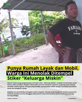 Salah satu keuntungan orang kaya, bisa pura-pura miskin #bansos #pkh #keluargamiskin #keren 