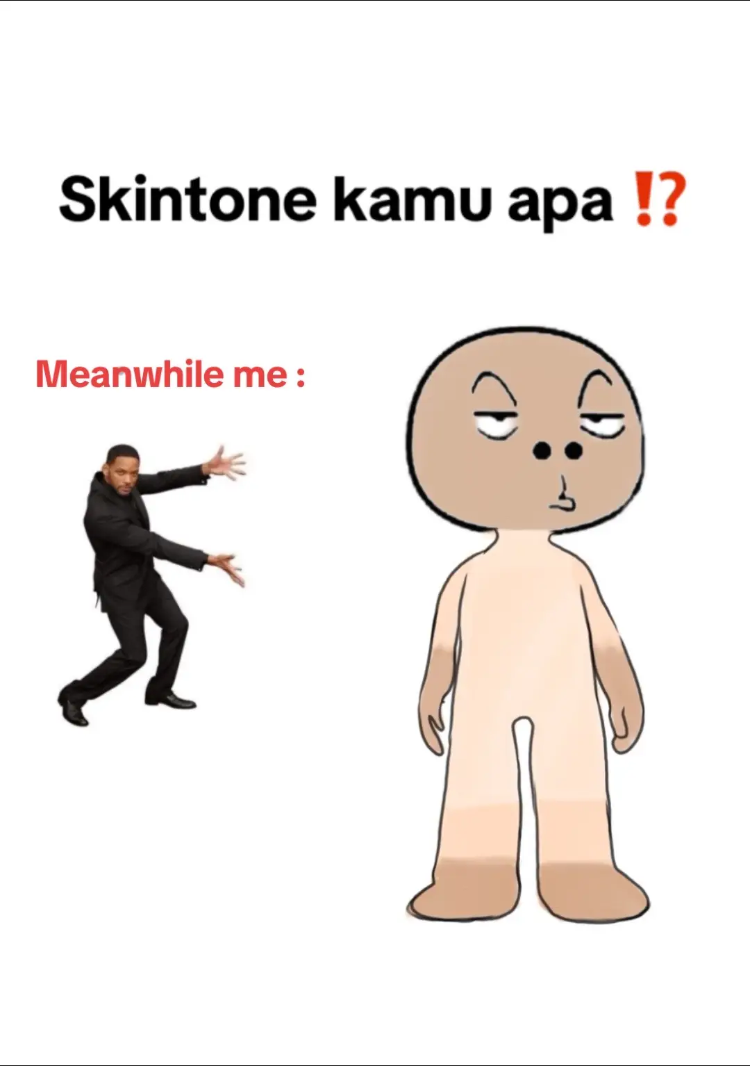 Gatau bingung juga sama skintone sendiri🙂#fyp #fouryoupage #skintone #beautycreator #viral 