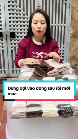 Set 10 đôi tất lót lông cao cổ nỉ dày  #set10doitat #set10doitatnu #set10doitattroncocao #TikTokAwardsVN 