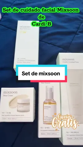 Conjunto de cuidado de la piel Mixsoon de Cardi B++ #mixsoonskincare #tiktokshoplaumom #tiktokshoplaumom #mixsoonbean #tiktokshoplaumom