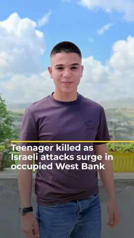 A 15-year-old Palestinian boy has been killed by Israeli forces during a raid in the occupied West Bank, where more than 2,300 attacks by Israeli troops and settlers have been recorded in the last month alone. #news
