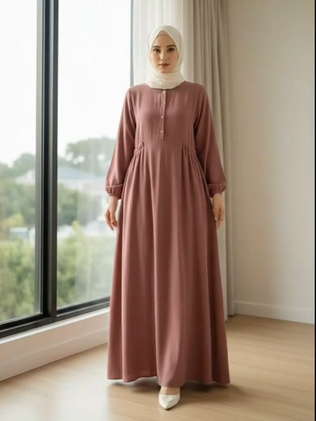 Cika Gamis Kekinian Simpel Elegant bahan crinkle airflow nyaman dipakai buat berbagai dari acara formal maupun santai sudah busui karena ada kancing..  #gamis #gamislebaran #gamiscantik #rekomendasigamis  #artificialintelligence 
