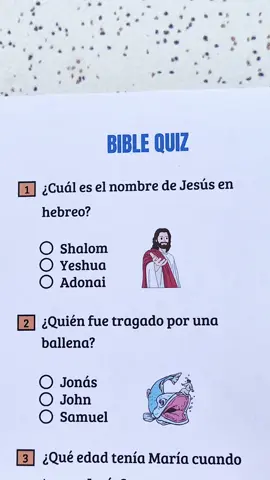 BIBLE QUIZ! #quiz #preguntasyrespuestas #trivia  #bible #jesus 