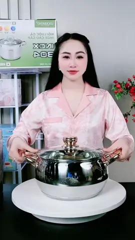 Bác nào mê không ạ  Mua tách lẻ hay mua cả bộ đều được nhé ạ . Mê lắm cả nhà ơi😍 #inox #giadung #trending #noiinox #family 