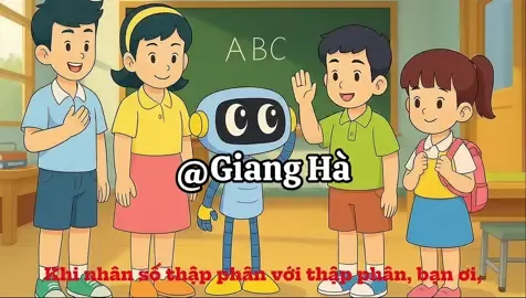 Nhân một số thập phân với một số thập phân- Toán 5- KNTTVCS.  Bài hát về quy tắc nhân một số thập phân với một số thập phân vừa hay, vừa dễ nhớ  #Veo3 #AI #Flow #ungdungaitronggiangday 