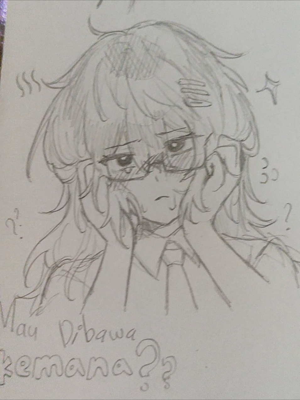 my oc's !! i got bored after TKA gelombang 1 so i made this in my free time hahay #bucin #whenyah #character #indonesia #artist