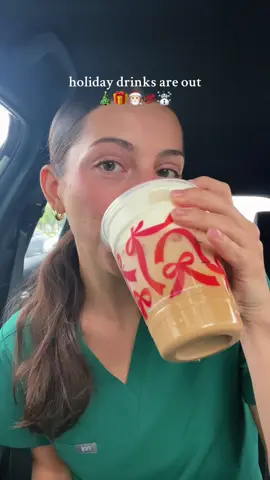 i wait all year for the sugar cookie latte #starbucks #holidaydrinks 