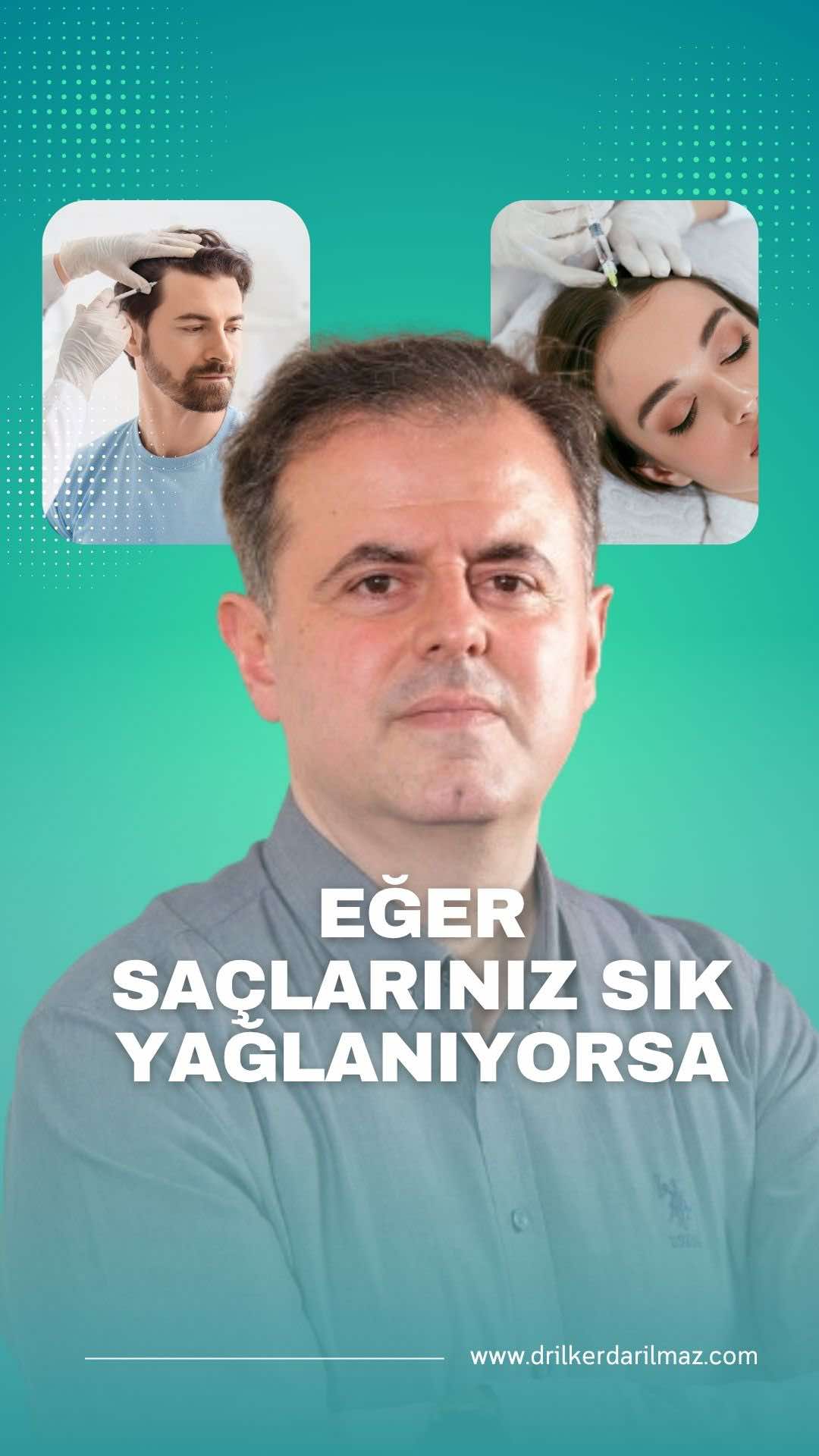 🧠 Saçta Kepek ve Yağlanma Neden Artar? Saç deriniz sürekli kepekleniyor ve hızla yağlanıyorsa, bu yalnızca kozmetik bir sorun değildir — vücudunuzun dengesinin bozulduğunu gösterir. 🔍 Olası nedenler: 	1.	Seboreik dermatit: Yağ bezlerinin aşırı çalışmasıyla birlikte Malassezia mantarının çoğalması sonucu ortaya çıkar. 	2.	Hormonal dengesizlikler: Özellikle androjen seviyesinin artışı, yağ üretimini tetikler. 	3.	Yanlış şampuan seçimi: Sülfat içeren ürünler saç derisini tahriş eder, cilt bariyerini bozar. 	4.	Beslenme ve stres: Omega-3 eksikliği, B vitamin yetersizliği ve kronik stres kepek oluşumunu hızlandırır. 	5.	Bağırsak mikrobiyotasındaki bozulma: Deri florasını da etkileyerek inflamasyonu artırabilir. 🌿 Doğal destek: 	•	Çinko, biotin ve probiyotikler saç derisi dengesini korur. 	•	Bitkisel içerikli şampuanlar (çay ağacı, aloe vera, ketokonazol içermeyen) tercih edilebilir. 	•	Aşırı sıcak suyla yıkamaktan kaçının. ✨ Unutmayın: Sorun sık tekrarlıyorsa, saç derisi analizi ve gerekirse mezoterapi veya ozon desteğiyle kök neden hedeflenmelidir.#sağlıklıyaşam 