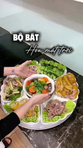 Bộ bát hoa mặt trời bày mâm cơm, mâm cỗ ngày lễ tết giỗ chạp #bobathoamattroi #bobatdiahoamattroi #cothaoriviu 