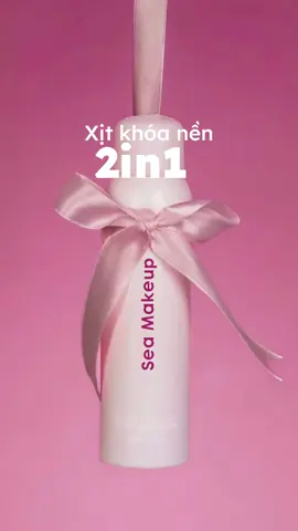 Không còn nỗi lo trôi nền, bí da vì đã có Xịt khoá nền Sea Makeup 🌟  Da mụn cũng an tâm sử dụng! #seamakeup #seamakeupvn #xitkhoamakeup #settingspray