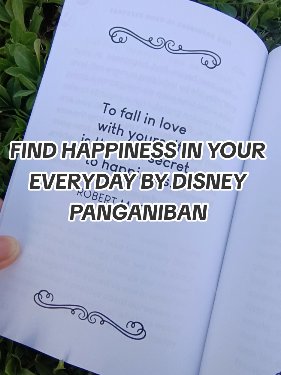 FIND HAPPINESS IN YOUR EVERYDAY BY DISNEY PANGANIBAN  #kandgessenzials #disneypanganiban #disneypanganibanbook #selfhelpbooks #inspirationalbooks 