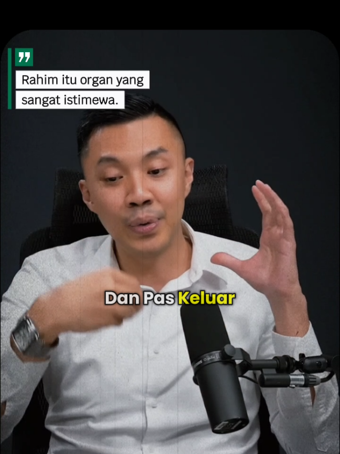 salah satu bentuk kuasa tuhan, salam hormat buat seluruh pemilik rahim♥️ #radityadika #drgiapratama #podcastclips #rahim #wanitahebat 