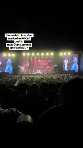 Umairah nak panggil Uncle Hafiz ke Abang Hafiz ni😂 #hafizsuip #umairah #megastararenakl  