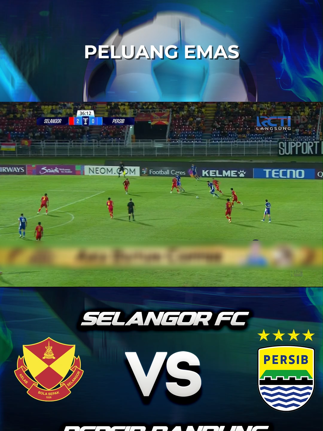 Peluang dari Persib Bandung Cek link rcti.plus/persib #RCTIPlusSuperApp #RCTIPlusSports #PersibBandung #SelangorFC #AFCChampionsLeagueTwo