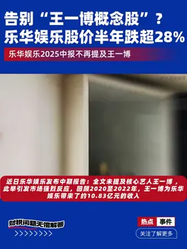 Laporan Interim Yuehua Entertainment 2025: Wang Yibo Tak Lagi Disebut. Yuehua Entertainment baru-baru ini menjadi pusat perhatian publik akibat kontroversi perpanjangan kontrak Wang Yibo. Per Oktober 2025, harga saham Yuehua Entertainment telah turun lebih dari 28% dalam enam bulan terakhir. #fypage #uniqwangyibo王一博 #bjyxszd_9791💛❤️💚 #yizhan💚❤️ #bjyxszd🦁🐰 