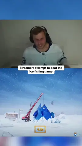 Streamers attempt to beat the ice fishing game #kickstreaming 